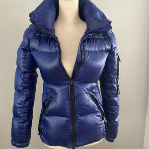 SAM. Shiny Royal Blue Puffer Jacket